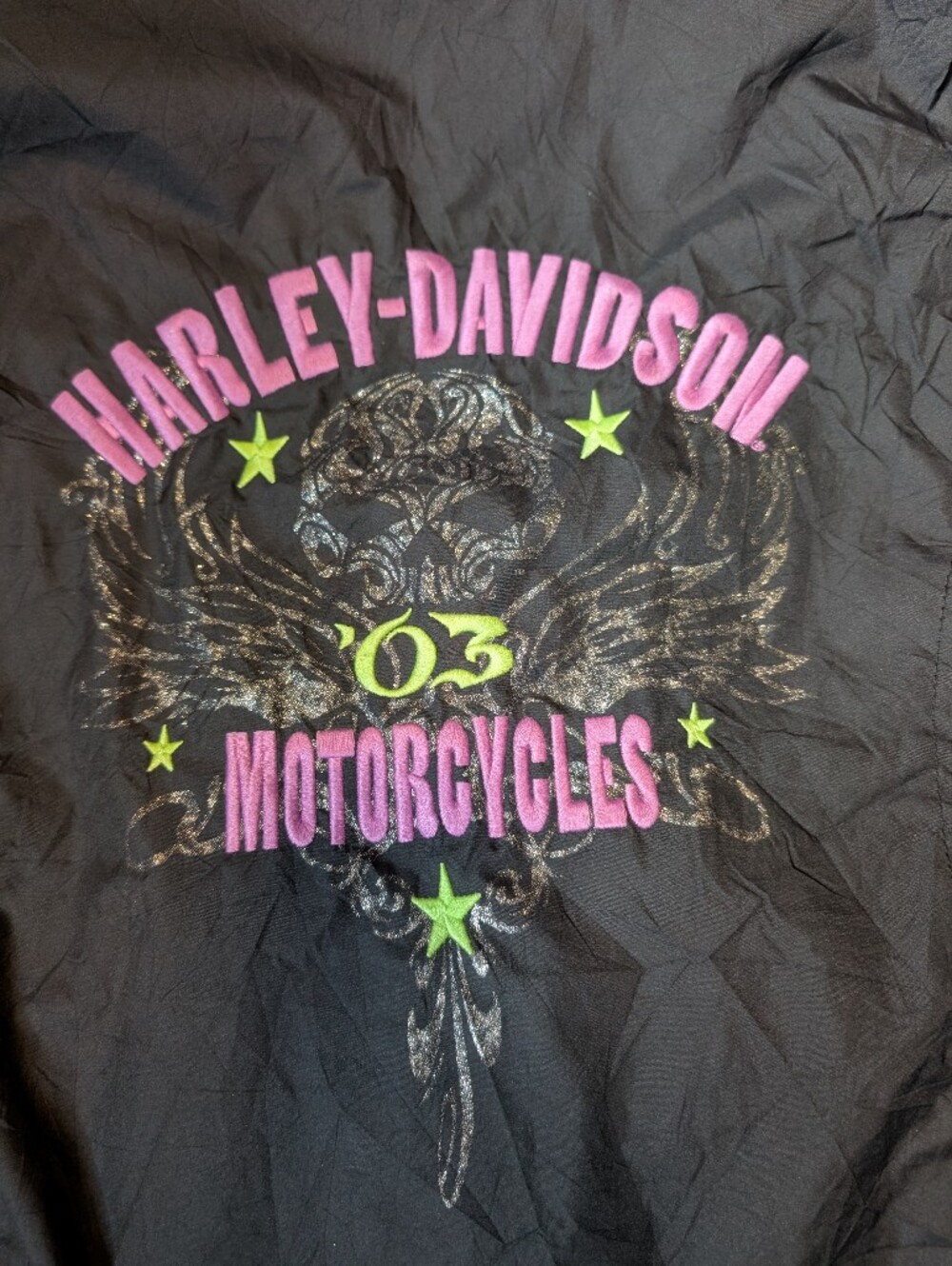 Harley Davidson Y2K Women's Carina Packable Windbreaker Jacket